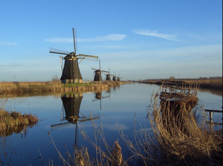 Kinderdijk, Alblasserdam, South Holland, Netherlands